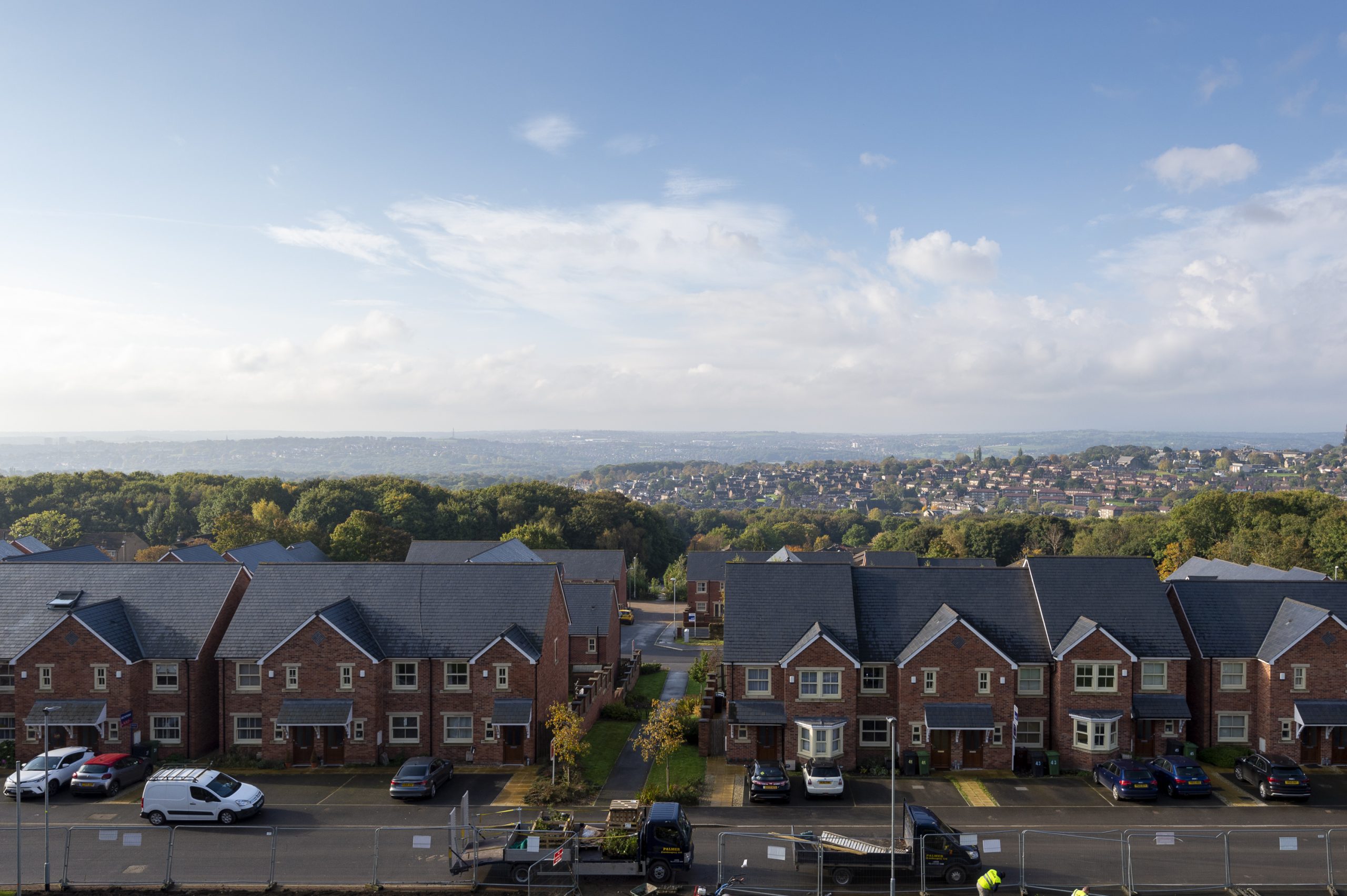 an imagine of some stonewater homes from above