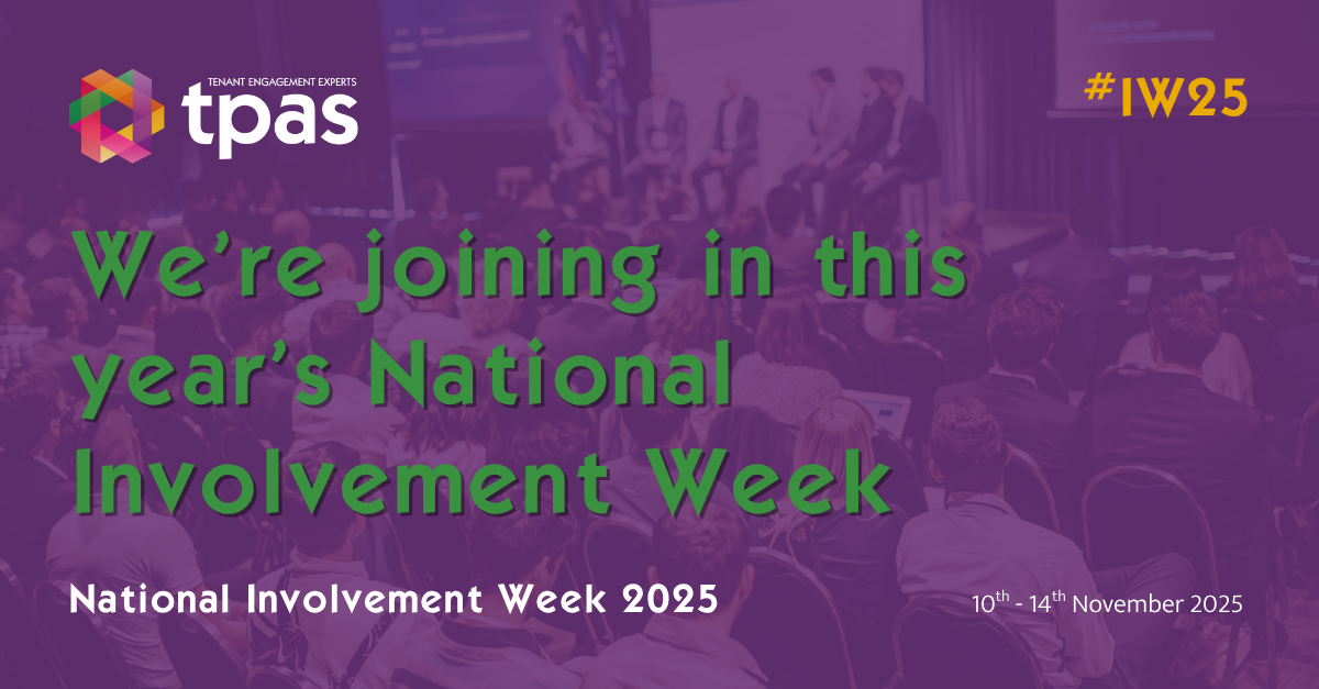 Image with text: We’re joining in this year’s Tpas National Involvement Week