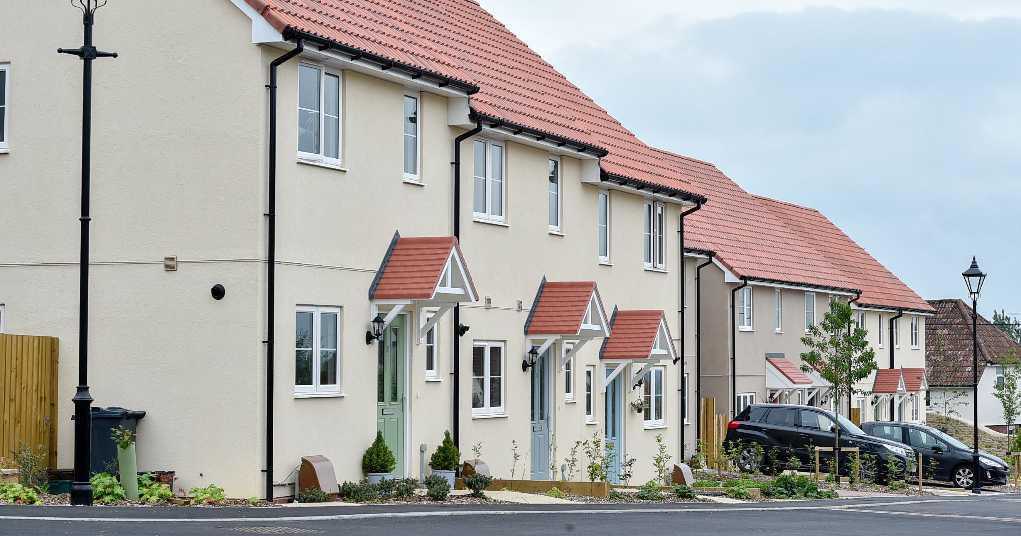Row of houses.